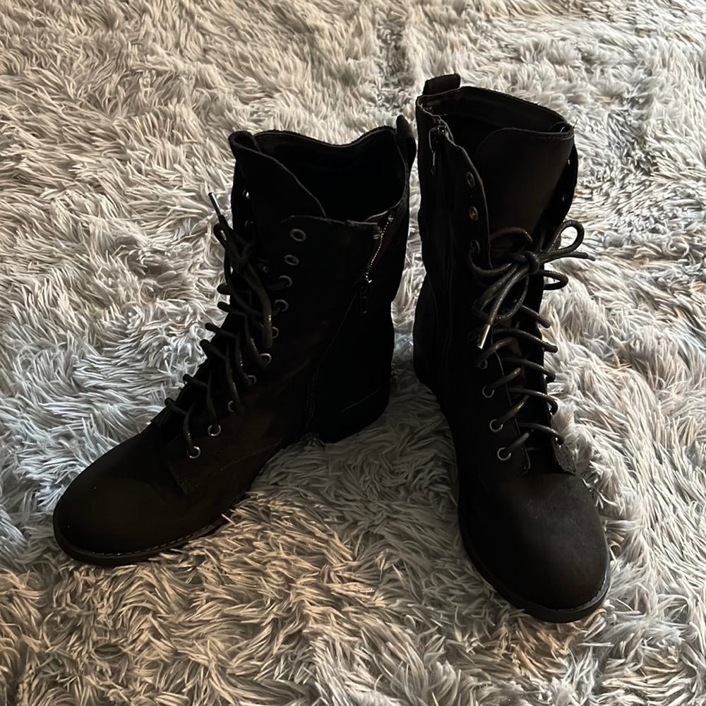 Black Suede Boots